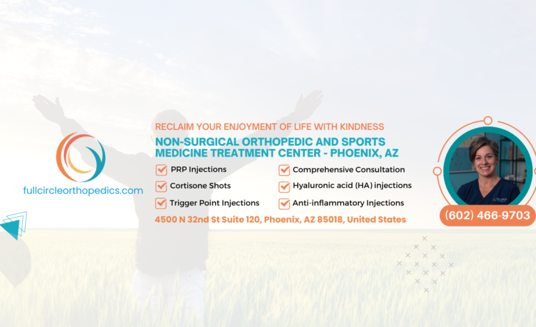 Full Circle Orthopedics and Sports Medicine Introduces Cutting-Edge Shockwave Therapy with PiezoWave2 in Phoenix, AZ