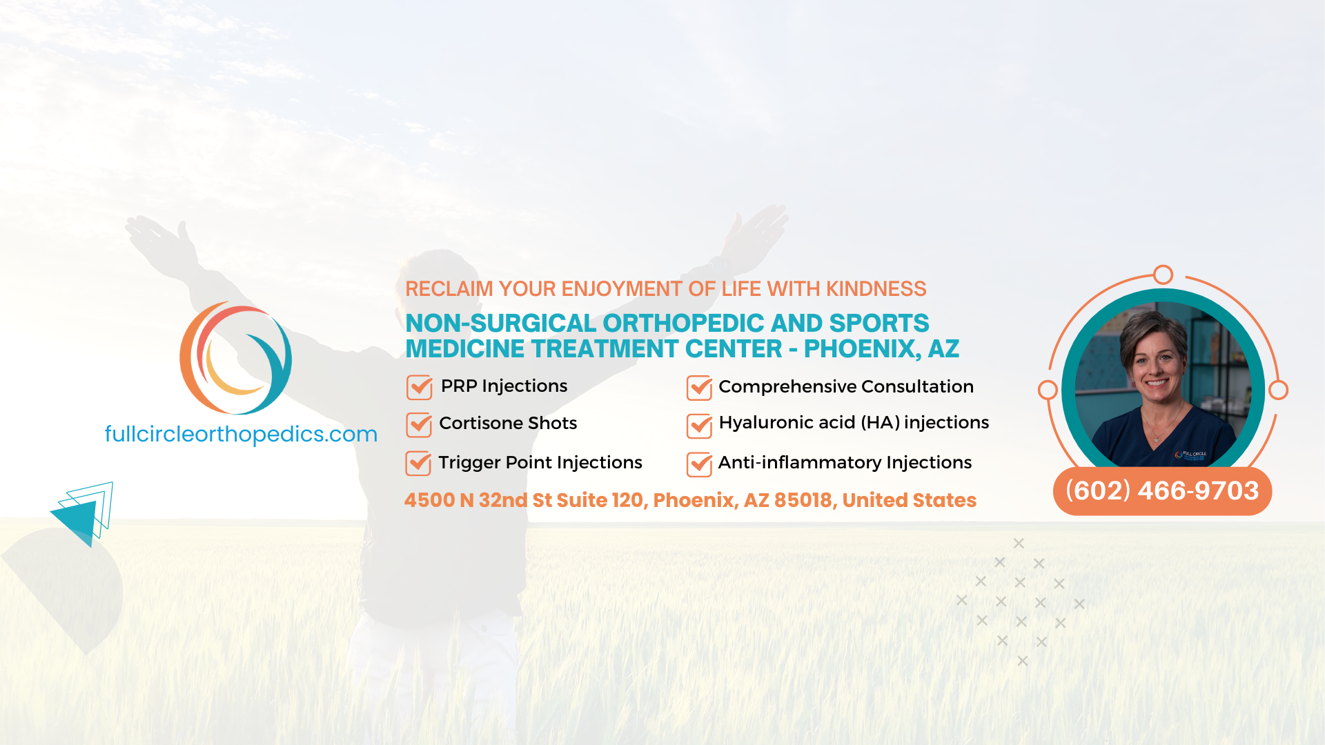 Full Circle Orthopedics and Sports Medicine Introduces Cutting-Edge Shockwave Therapy with PiezoWave2 in Phoenix, AZ